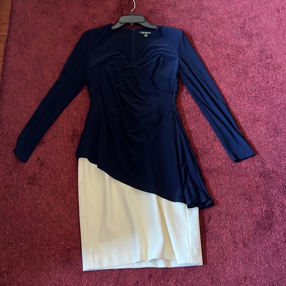 Lauren Ralph Lauren Dresses & Skirts - Lauren by Ralph Lauren Women's Essen Combo Luxe Tech Crepe w/Matte Jersey Dress